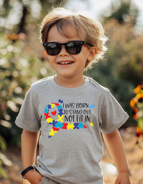 "Born To Stand Out Not Fit In"-Disability Awareness-Baby Tee