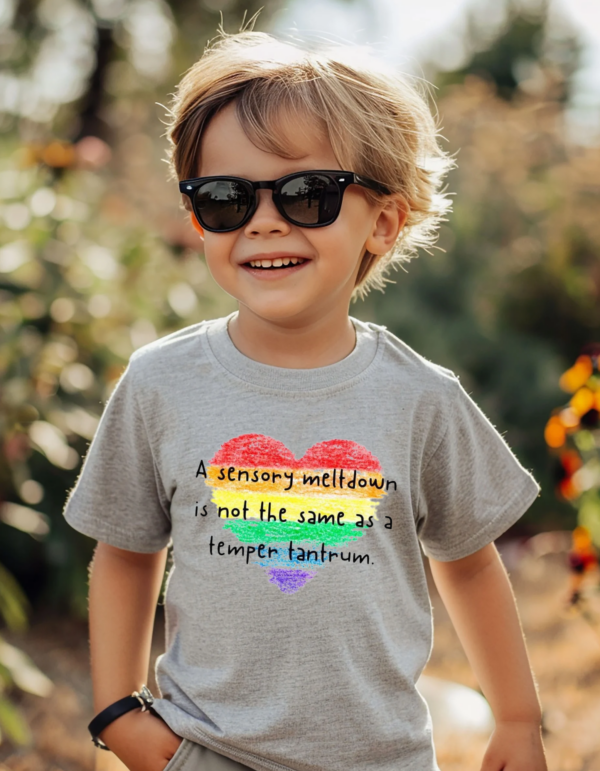 "Not a Temper Tantrum"-Disability Awareness-Baby Tee - Image 2