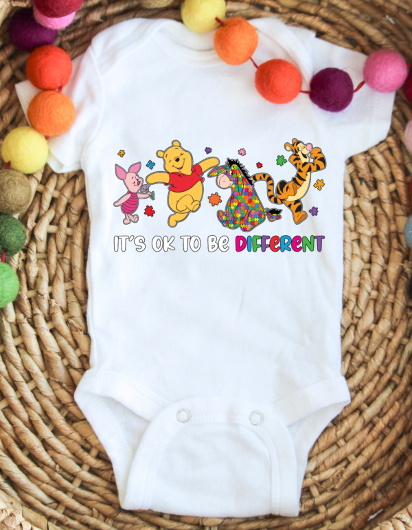 "It Is Ok To Be Different"-Baby Onesie