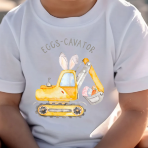 "Eggs-Cavator"-Baby Tee