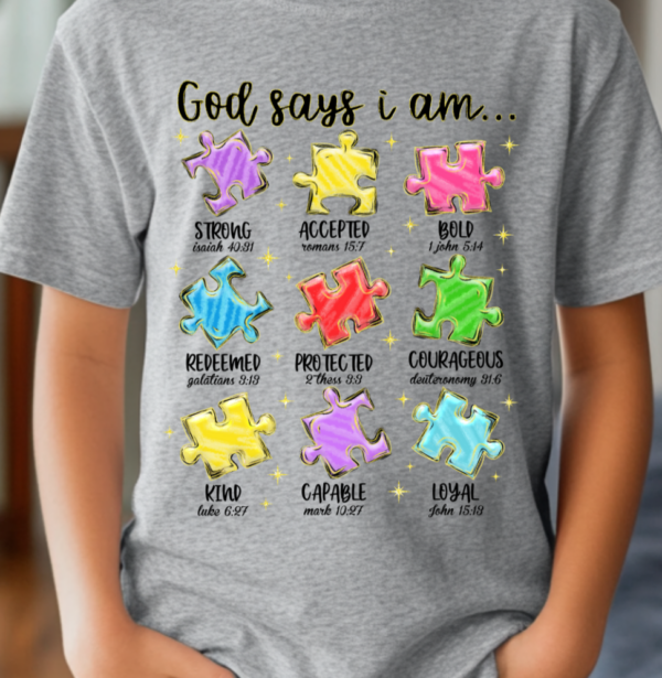 "God Says I Am"-Youth Tee