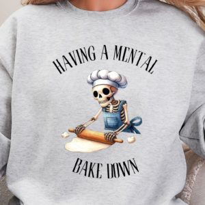 Having A Mental Bakedown/Crewneck Sweatshirt