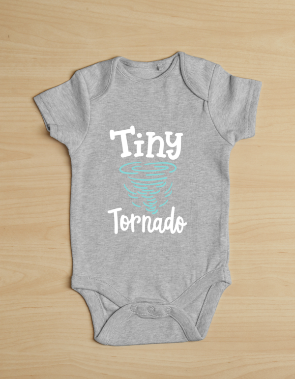 "Tiny Tornado" -Baby Onesie