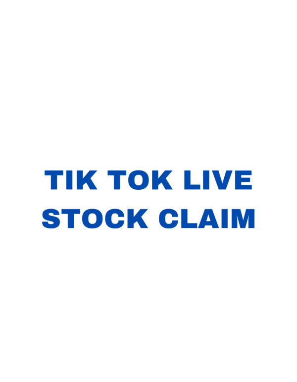 Live Tik Tok $5 Sale