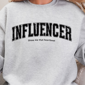 Influencer/ Crewneck Sweatshirt