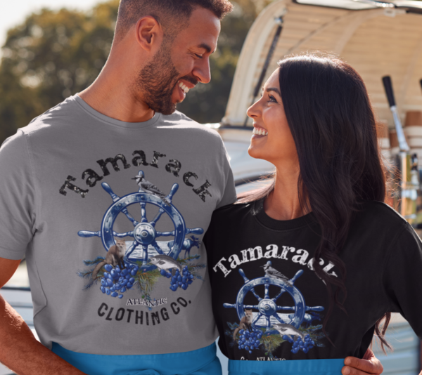 Tamarack Atlantic Clothing Co. Blueberries & Wildlife/Branded T-Shirt