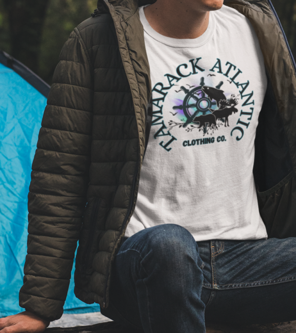 Tamarack Atlantic Clothing Co. Northern Lights/Branded T-Shirt