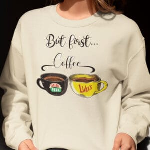 But First Coffee/ Crewneck Sweater