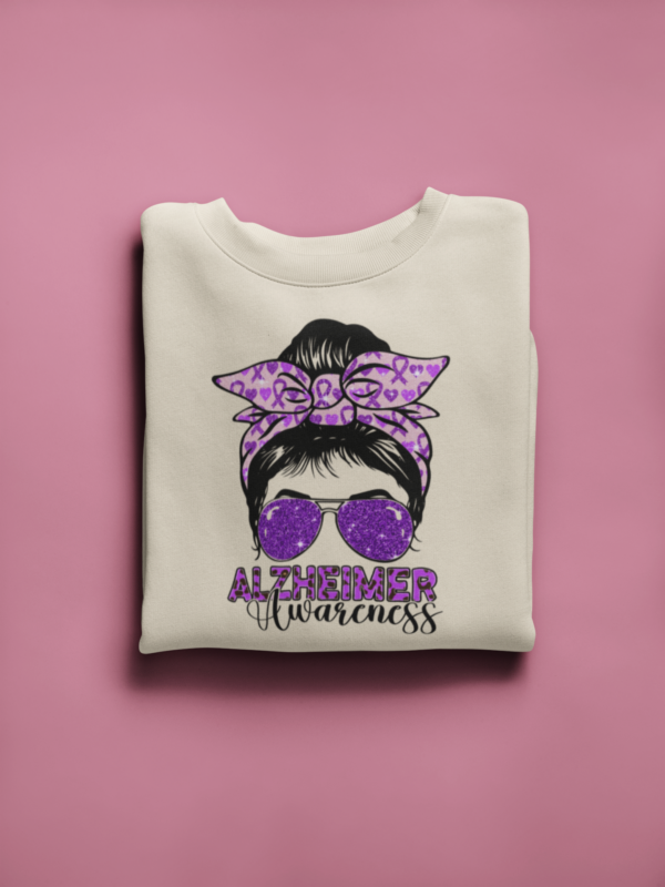 Alzheimers Awareness /Crewneck Sweatshirt