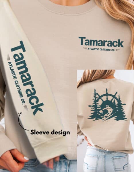Tamarack Atlantic Clothing Co| Snowboarding| Front Back And Sleeve