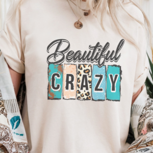 "Beautiful Crazy" One Country Summer Tee-Sand