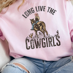 "Long Live Cowgirls" Heavy Blend Crewneck