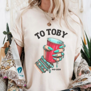 "To Toby" One Country Summer Tee-Sand