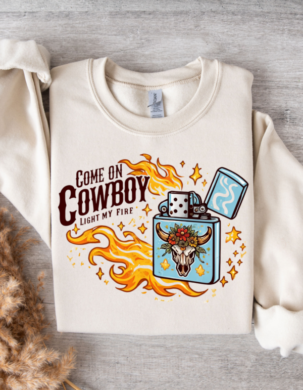 Come On Cowboy/ Crewneck Sweatshirt