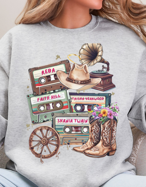 Queens of Country Music/ Crewneck Sweatshirt