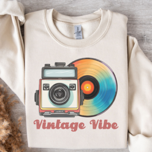 "Vintage Vibe" Heavy Blend Crewneck