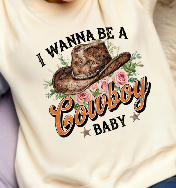 Cowboy Baby/ Crewneck Sweatshirt