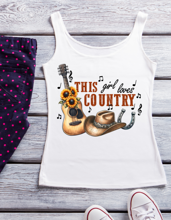 This Girl Loves Country/ Summer Tanktop