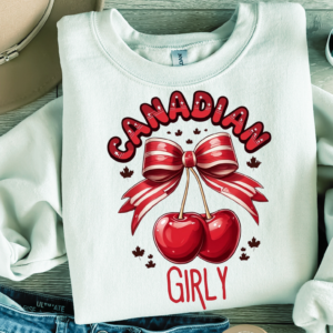 Canadian Girly/ Crewneck Sweatshirt