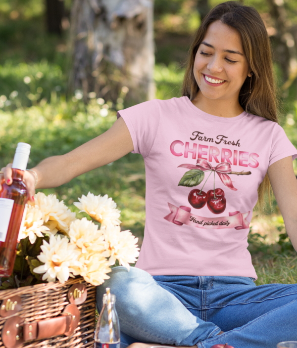 Farm Fresh Cherries/ One Country Summer T-Shirt