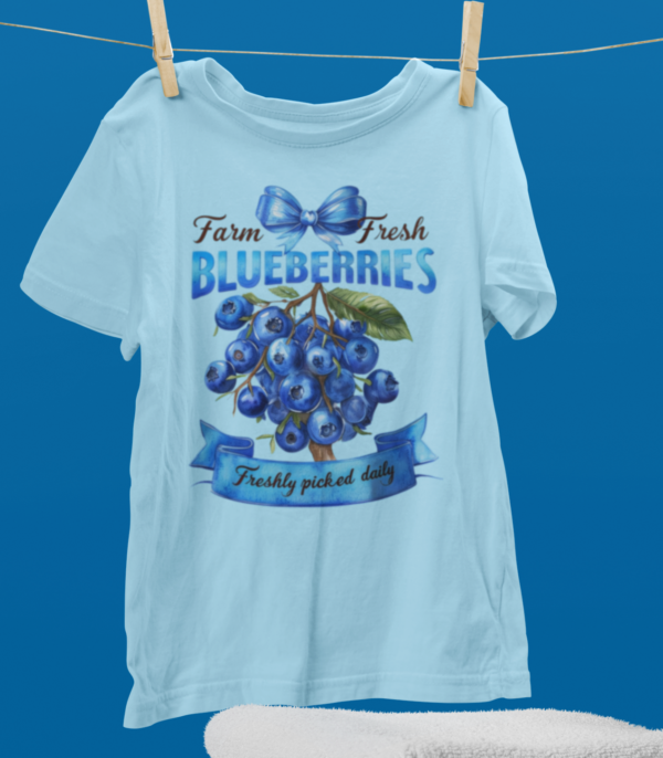 Farm Fresh Blueberries/ One Country Summer T-Shirt