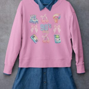 90s Coquette/ Crewneck Sweatshirt