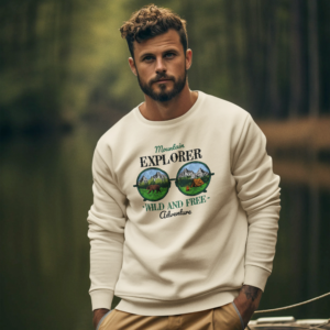 Wild & Free Adventure Awaits Provincial Crewneck Sweatshirt