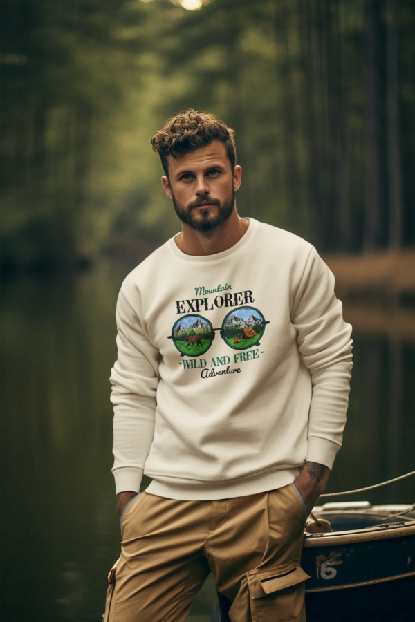 Wild & Free Adventure Awaits Provincial Crewneck Sweatshirt