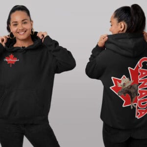 Custom Province Canada Minimalist/ Provincial Hooded SweatShirt/Custom Province Printed On Front Chest