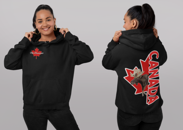 Custom Province Canada Minimalist/ Provincial Hooded SweatShirt/Custom Province Printed On Front Chest