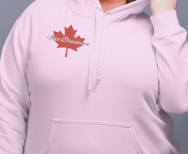 Custom Province Canada Minimalist/ Provincial Hooded SweatShirt/Custom Province Printed On Front Chest - Image 4