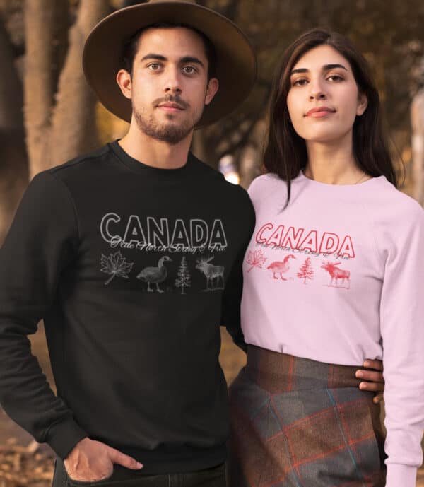 Canada True North Strong & Free/ Crewneck Sweatshirt - Image 6