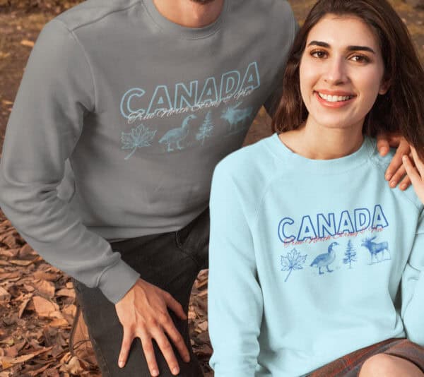 Canada True North Strong & Free/ Crewneck Sweatshirt - Image 5