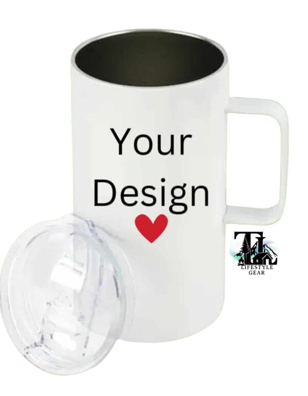Design your own custom Travel Mug-20 0z Insulated Travel Mug - Image 2