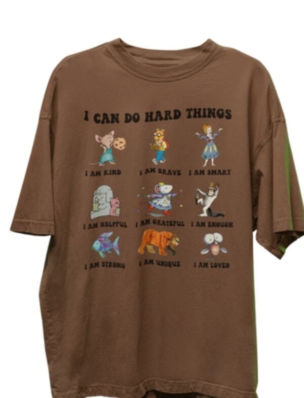 I Can Do Hard Things| Comfort Colors Tee| Espresso