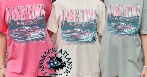Lake Time Vintage Tee/ Comfort Colors Collection - Image 2