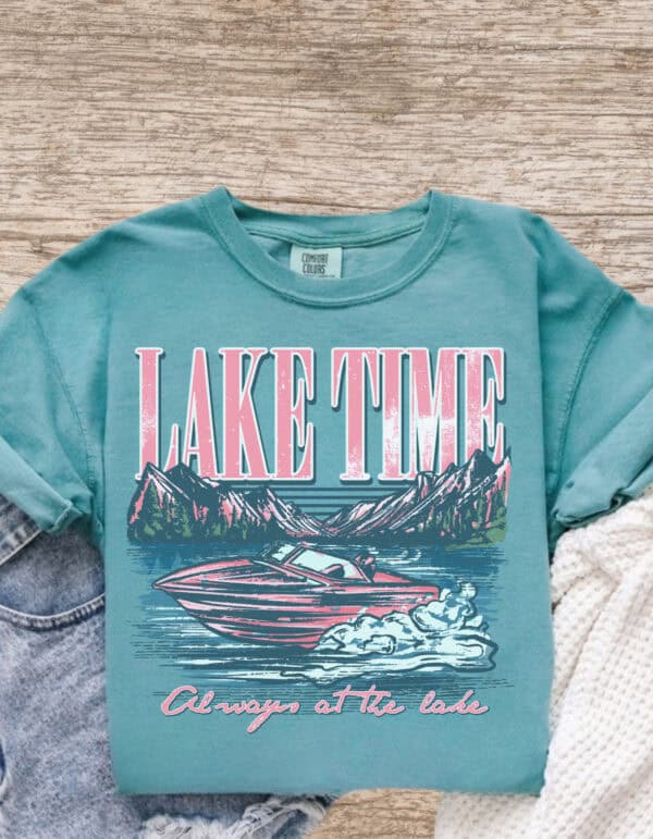 Lake Time Vintage Tee/ Comfort Colors Collection - Image 3