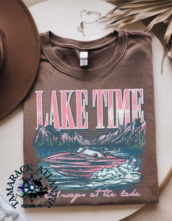Lake Time Vintage Tee/ Comfort Colors Collection