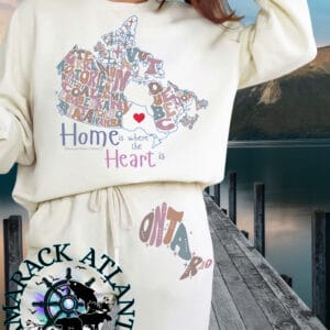 Custom Home Is Where The Heart Is Tamarack Branded jogging Set/ Free Shipping