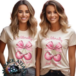 Literally Just a Girl Cherries/ Comfort Colors Collection