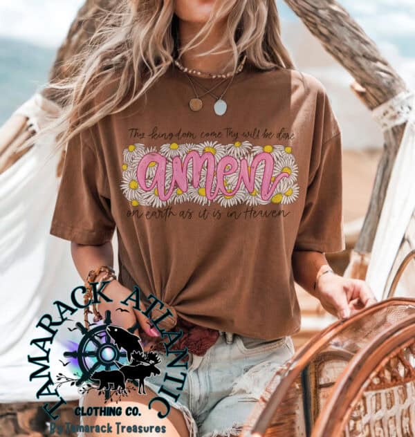 Amen Daisies| Summer Sale Comfort Colors Tee
