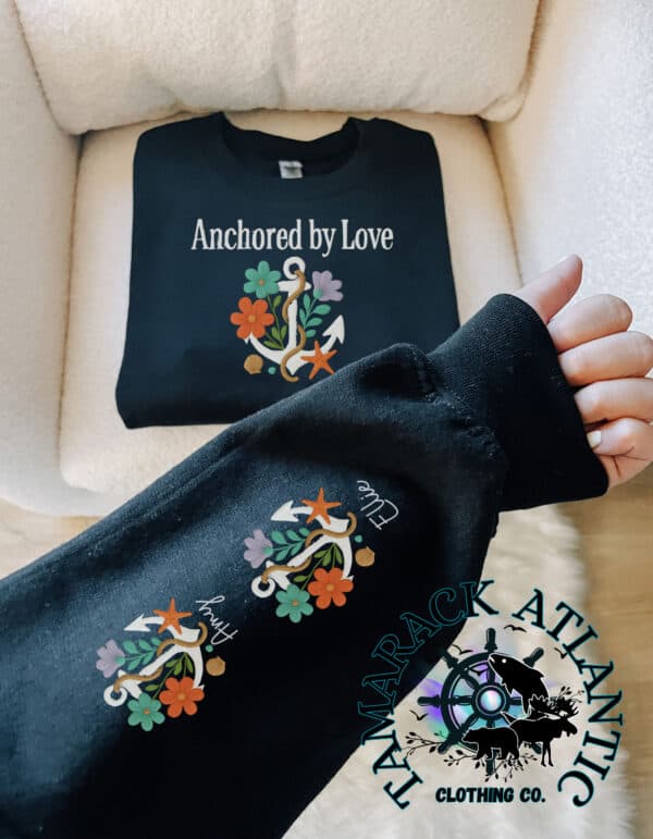 Customizeable| Anchored by Love| Sleeve Design - Image 2