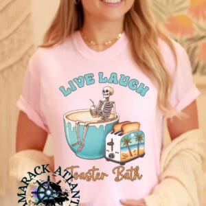 Live Laugh Toaster Bath| Comfort Colors Collection