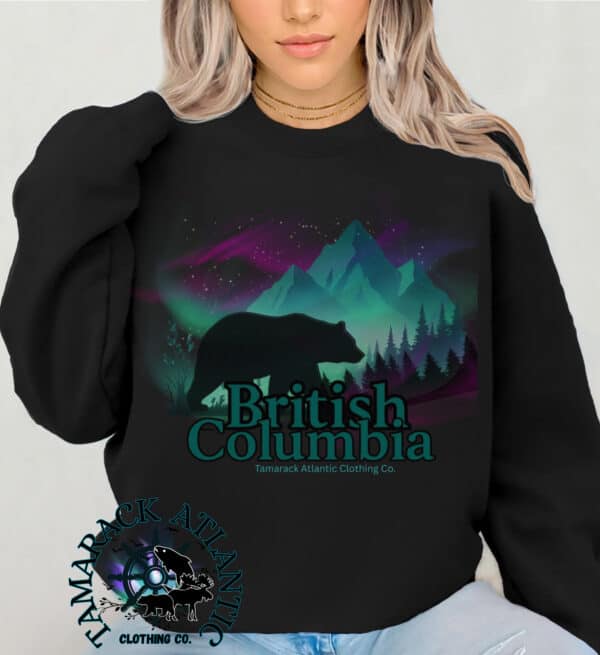 British Columbia Borealis | Tamarack Atlantic Clothing Co.| Black
