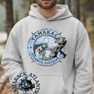 Tamarack Atlantic Salmon Fisherman Logo
