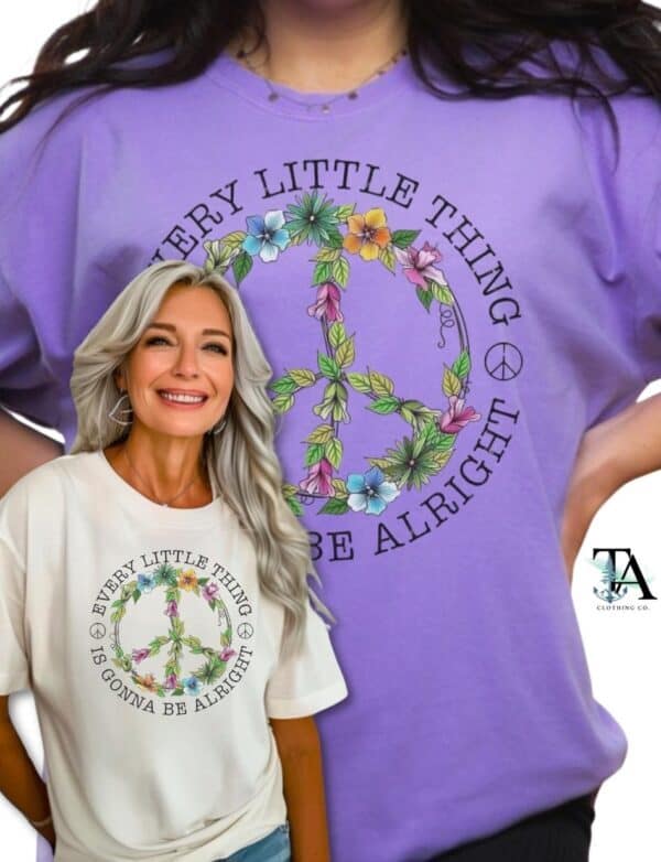 Every Little Thing Is Gonna Be Alright| Summer Sale Comfort Colors Tee