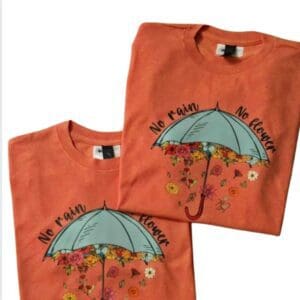 No Rain No Flower | Gildan Tee| Sunset