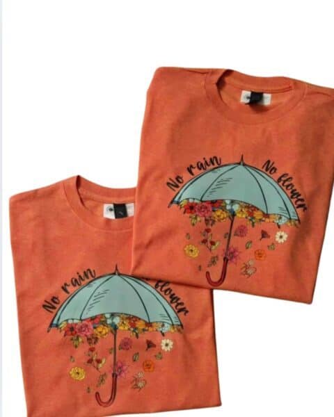 No Rain No Flower | Gildan Tee| Sunset