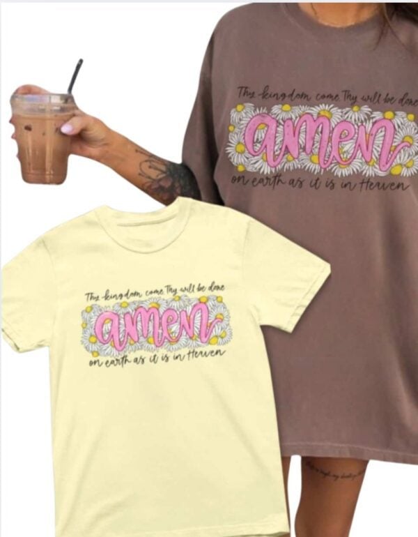 Amen Daisies|Comfort Colors Tee