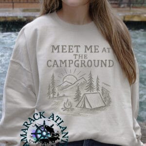 Meet Me At The Campground|Matchable|Adult Camping Shirt